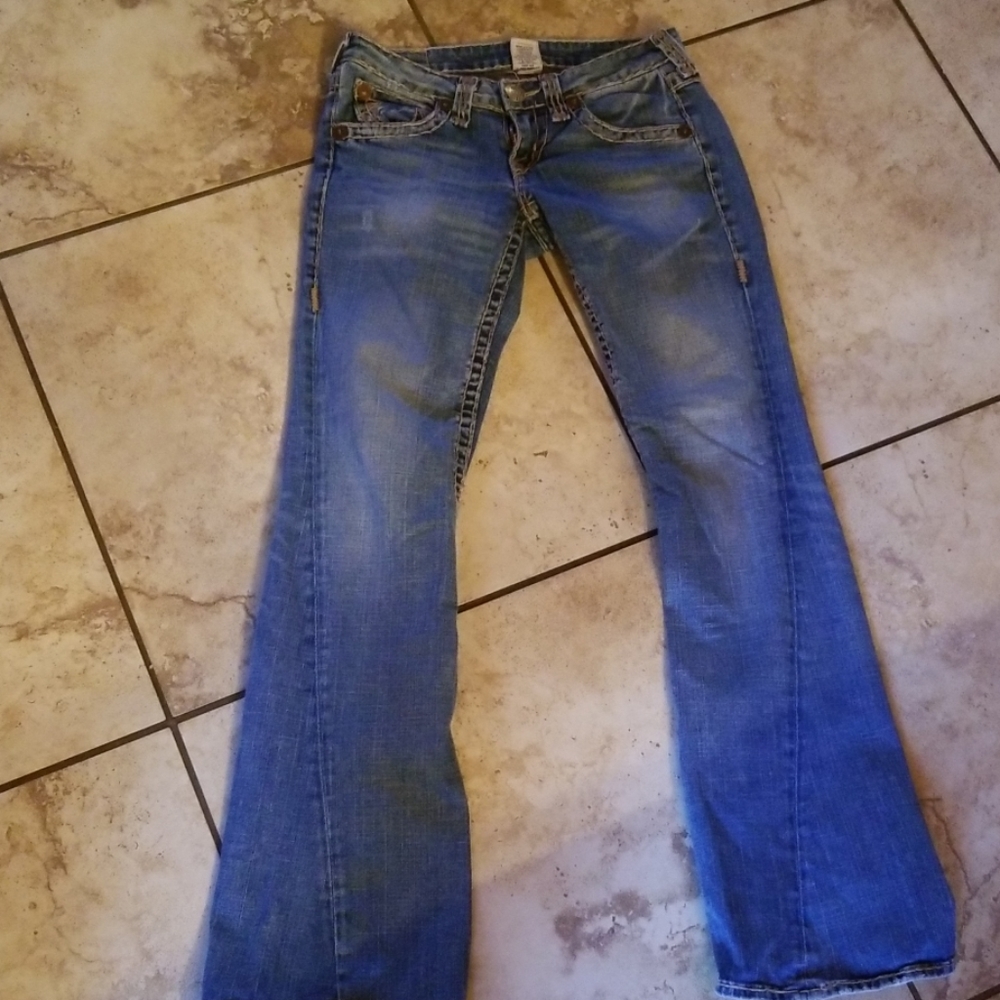 True Religion boot cut women's jeans size 27×31.5 - Picture 4 of 7